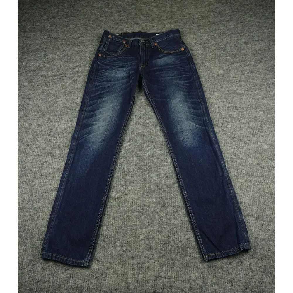 Levis 511 Jeans Mens 30X32 Blue Denim Special‎ Edition 1873 Beige Label Cotton